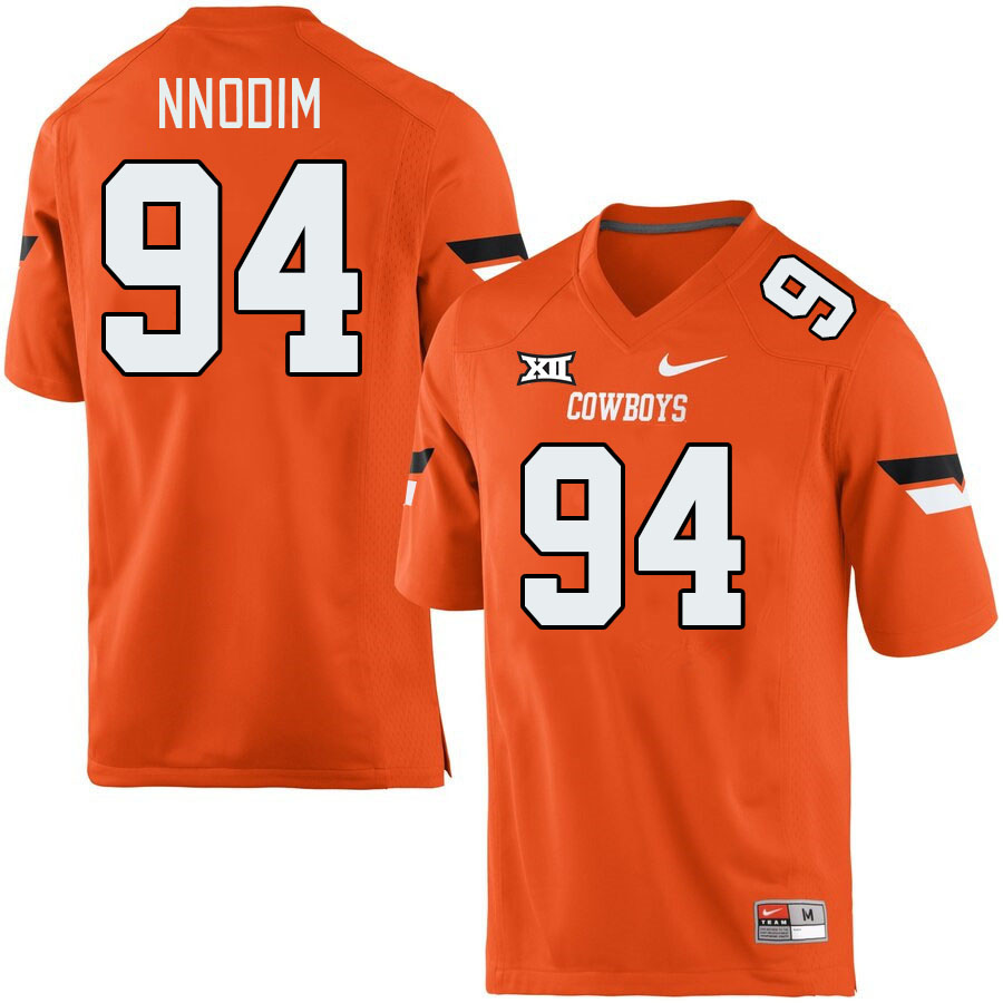 Men #94 Armstrong Nnodim Oklahoma State Cowboys College Football Jerseys Stitched-Retro Orange